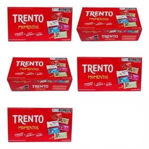 Kit 5 Caixa de Bombom Trento Momentos 192g Cada