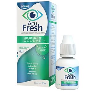 Lubrificante Ocular Acu Fresh 5Mg 10Ml Geolab