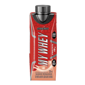 My Whey Protein Shake Pronto Sabor Morango 250Ml Integralmédica