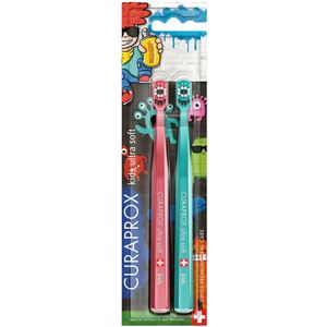 Escova de Dente Curaprox Kids Soft Duo Graffiti Edition 2 Unidades