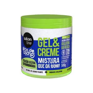 Gel e Creme Salon Line To De Cacho Fixação Ultra Extraordinária 500g