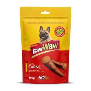 Bifinho para Cães de Raças Pequenas Baw Waw Sabor Carne 300g