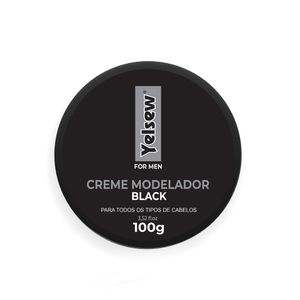 Creme Modelador Capilar Yelsew For Men Black 100g