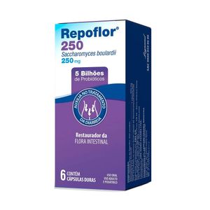 Probiótico Repoflor 250mg Legrand 6 Cápsulas