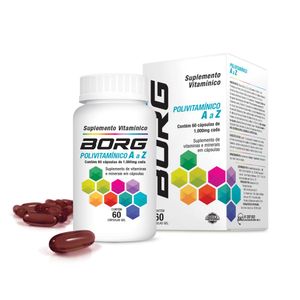 Polivitamínico A a Z Borg 60 Cápsulas