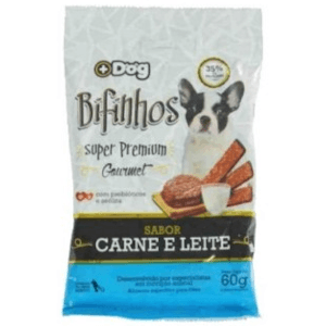 Bifinhos Mais Dog Sabor Carne E Leite 60g