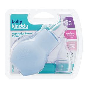 Aspirador Nasal Lolly 2 em 1 Azul