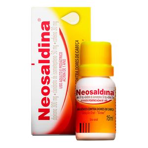 Neosaldina Takeda 300mg+ 50mg+ 30mg solução Oral em gotas de 15ml