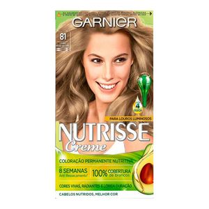 Tintura Nutrisse Loréal 81 Louro Claro Acinzentado