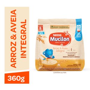 Mucilon Nestlé de Arroz E Aveia Pacote 360g