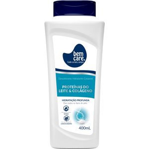 Desodorante Bem Care Hidratante Corporal Proteínas Leite 400ml
