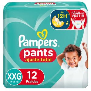 Fralda Pampers Pants Ajuste Total Tamanho Xxg com 12 Unidades