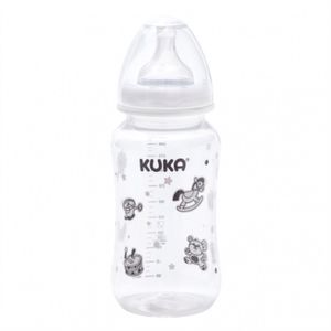 Mamadeira Kuka Big Bico Universal Natural Branca 330ml