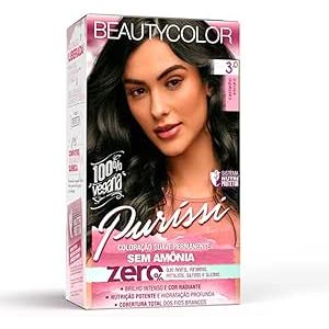 Tintura Beauty Color Purissi 3.0 Castanho Escuro Sem Amônia