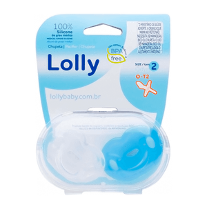 Chupeta Lolly 100% Silicone Ot2  com 2 Unidades