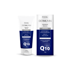 Hidratante Noturno Dermunn Facial com Coenzima Q10 50g