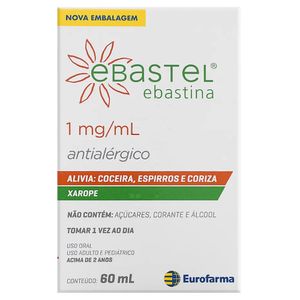 Ebastel Eurofarma xarope 60ml