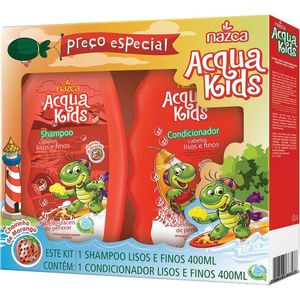 Kit Condicionador + Shampoo Nazca Acqua Kids Cheirinho Morango
