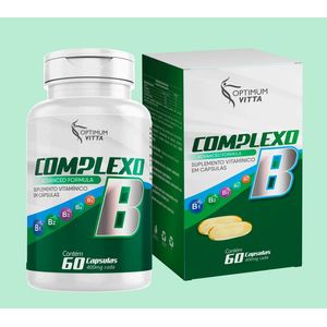 Complexo B Optimum Vitta 250mg com 60 cápsulas