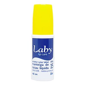 Protetor Labial Laby Manteiga de Cacau líquido Fps 15 10ml