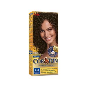 Tintura Cor & Ton 4.3 Castanho Médio Dourado