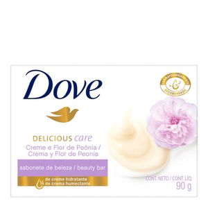 Sabonete Dove Delicious Care creme E Flor de Peônia 90g