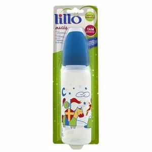 Mamadeira Lillo Magia Bico Silicone Ortodôntico Tamanho 2 Magia Azul 240ml