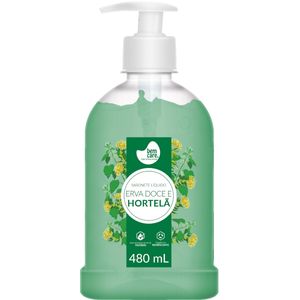 Sabonete Bem Care Hortelã E Erva Doce líquido 480ml