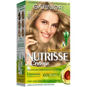 Tintura Nutrisse Loréal 80 Louro Claro Baunilha