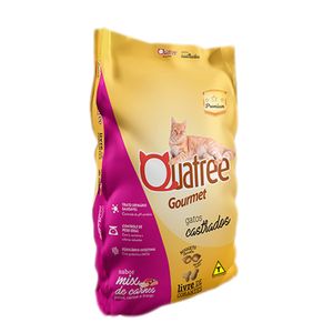 Quatree Gourmet Gatos Castrados Mix de Carnes 1Kg