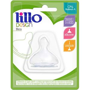 Bico Mamadeira Lillo Ortodôntico Silicone Tamanho 1