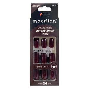 Unhas Postiças Macrilan Vinho