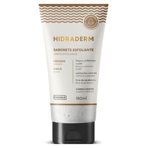 Sabonete Hidraderm Esfoliante Coco líquido 180ml