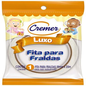 Fita para Fraldas Cremer Branca 1Mmx20