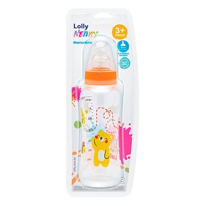 Mamadeira Lolly Viva Silicone Redondo Neutro 250ml
