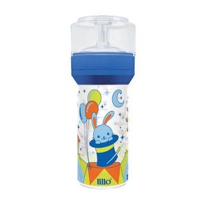 Mamadeira Lillo Super Magia Bico de Silicone Azul 260ml