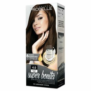 Tintura Probelle Super Bonita Castanho Médio 4.0 50g