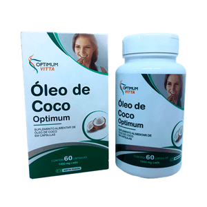 Óleo de Coco Optimum Vitta 1000mg com 60 cápsulas