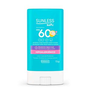 Protetor Solar Sunless Baby Bastão Fps 60 15g