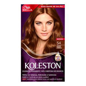 Tintura Koleston 54 Castanho Dourado Acobreado