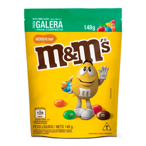 Chocolate M&M Confete Amendoim 148g