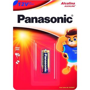 Bateria Alcalina Panasonic Para Alarme 12V Lrv08