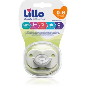 Chupeta Lillo Soft Calming 100% Silicone Simetrico Tamanho 1