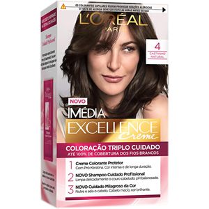 Tintura Imédia Loréal 4 Castanho Natural