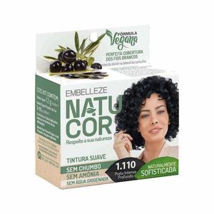 Tintura Natucor Embeleze 1.110 Oliva Negra