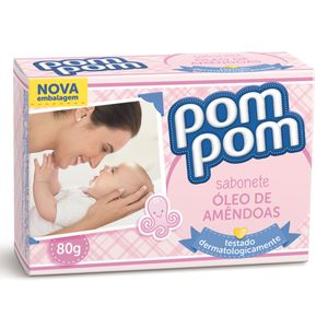 Sabonete Pom Pom Óleo de Amêndoas 80g