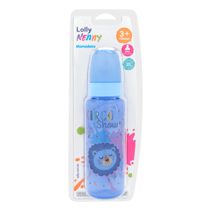 Mamadeira Lolly Bico Universal Tip Color Azul Desenhos Sortidos 240ml