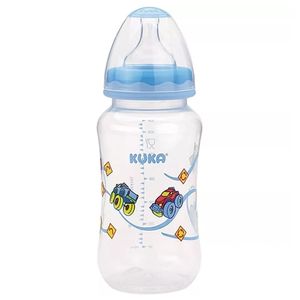 Mamadeira Kuka Natural Bico Reto Azul 160ml