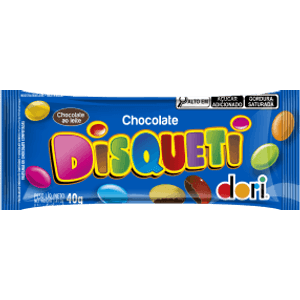 Disqueti Dori Chocolate Confeitado 40g