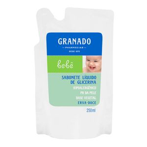 Sabonete Granado Bebê Erva Doce 250ml Refil